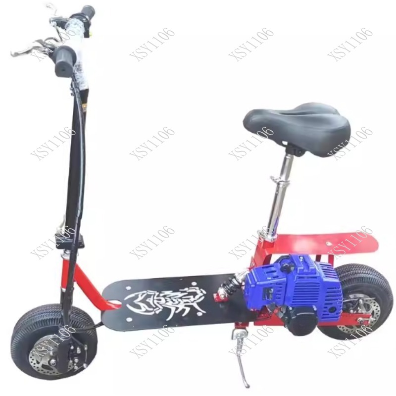 Outdoor Power And Pedal - Mini scooter a pedali pieghevole a