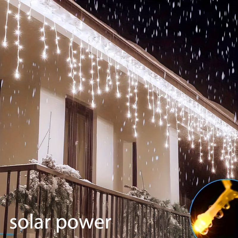 Outdoor Power For Xmas Lights - Luci a stringa a energia solare