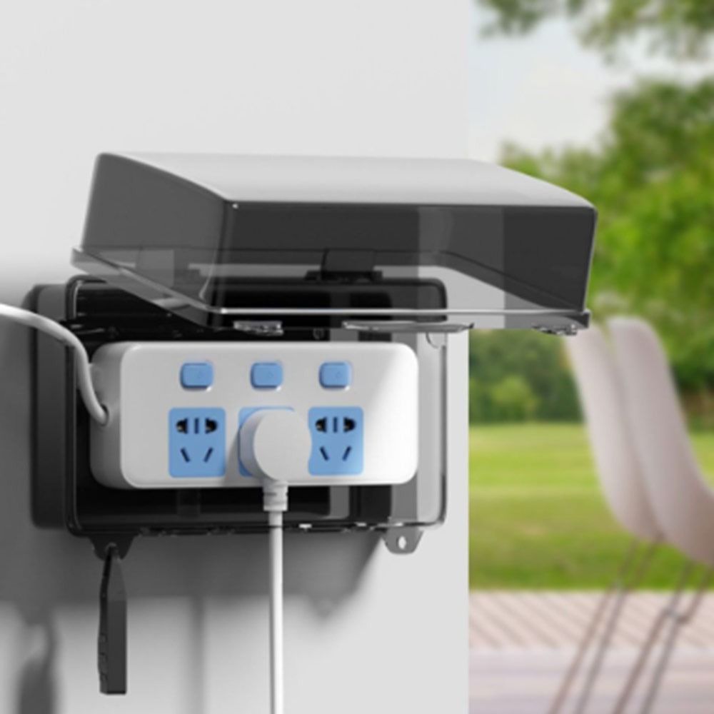 Outdoor Power Strip Weatherproof - Scatola in Plastica Resistente per Gestione