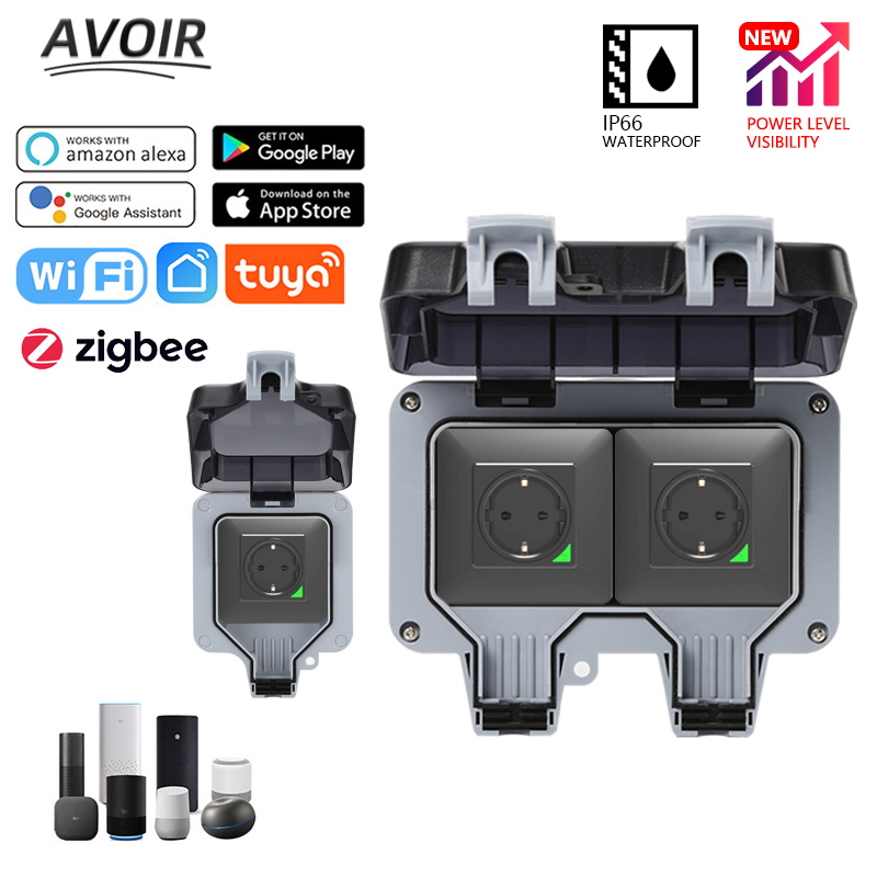 Outdoor Power Outlet Not Working - Avoir Tuya Zigbee Prese elettriche IP66