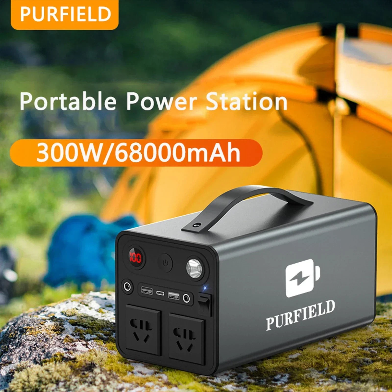 Ac Outdoor Power - PURFIELD Potenza portatile 68000mAh 300W Stazione