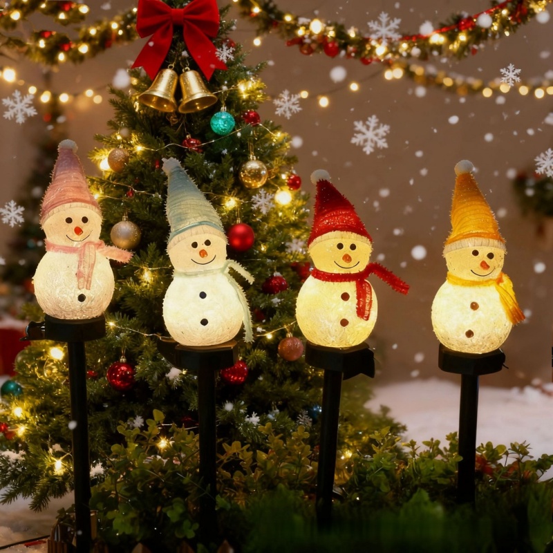 Outdoor Power For Xmas Lights - Pupazzo di neve a LED Luce