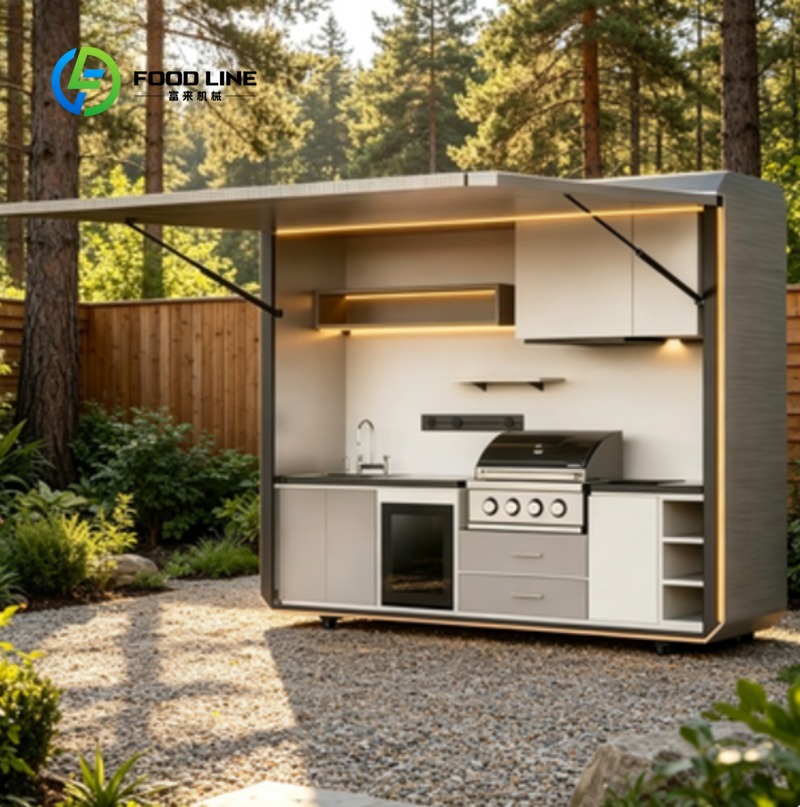 Outdoor Kitchen Power - Cucina Esterna in Acciaio ad Energia