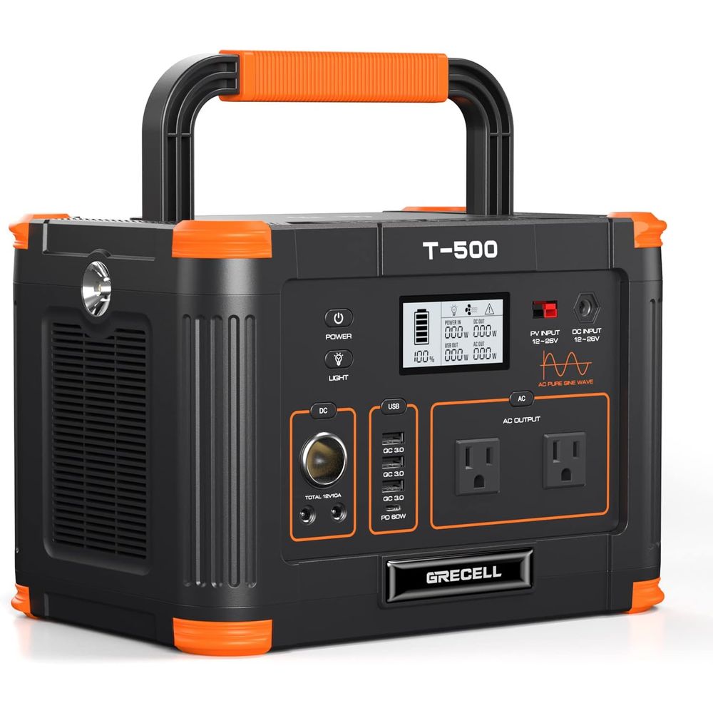 Outdoor Power Vac - Centrale Elettrica Portatile 500W (Picco 1000W),