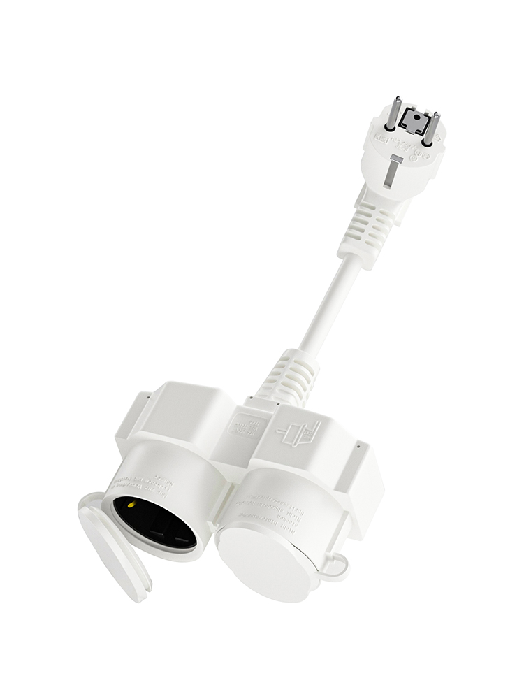 Outdoor Power Vac - Cavo di prolunga EU con 2