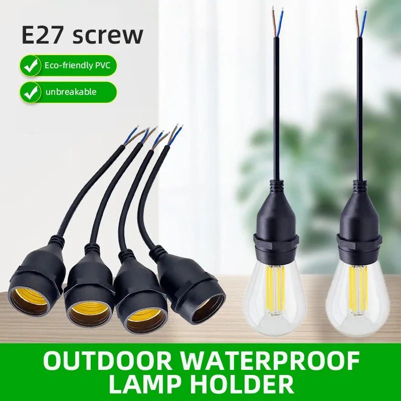 Outdoor Power Lead - Portalampada Universale E27 con Cavo di