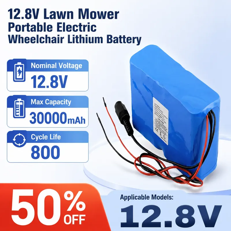 Outdoor Power Wheelchair - Batteria al Litio Portatile da 12.8V