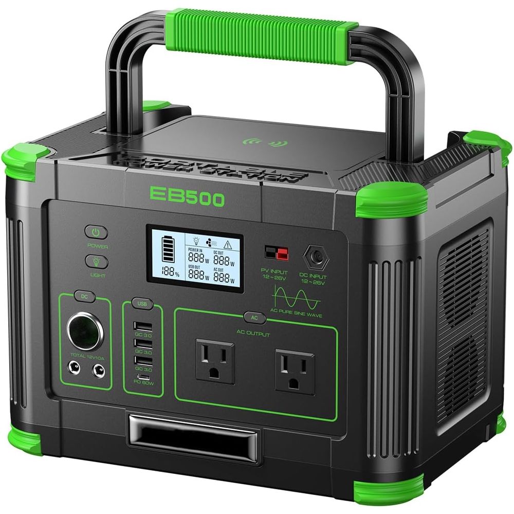 Ac Outdoor Power - Stazione di Alimentazione Portatile da 500W