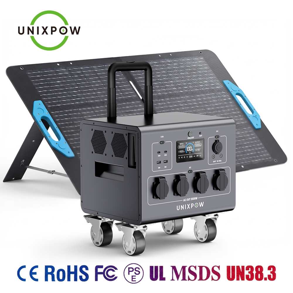 Outdoor Uninterruptible Power Supply - Generatore Portatile da 3000W, Stazione di