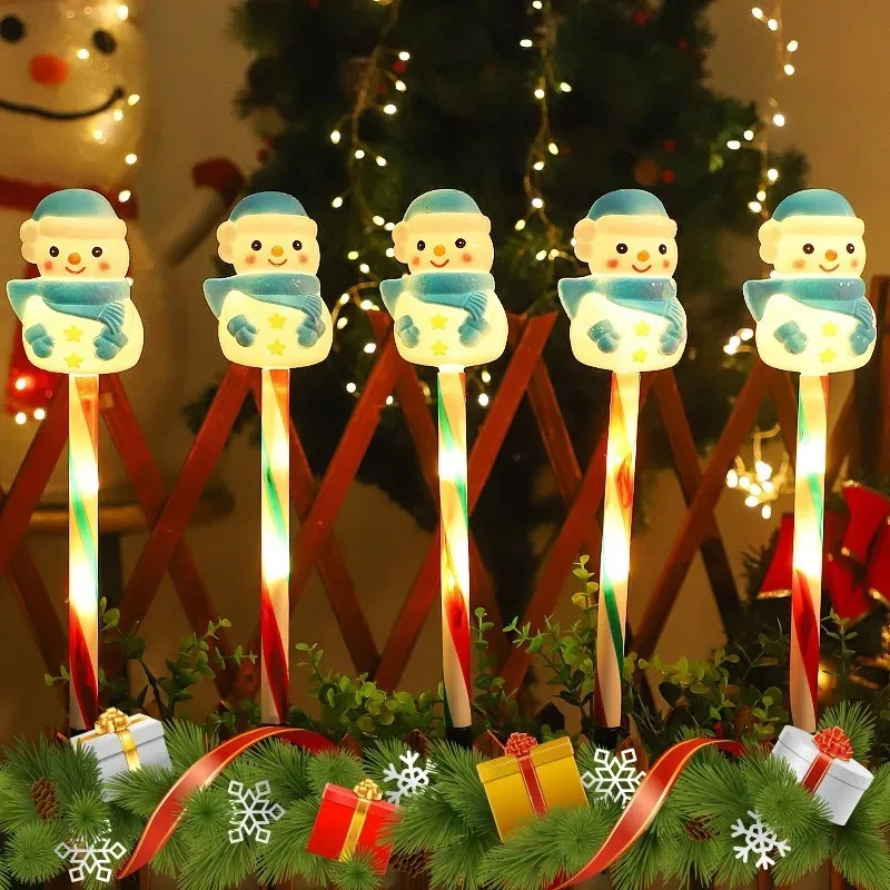 Outdoor Power For Xmas Lights - Lampada LED Solare Natalizia Babbo Natale