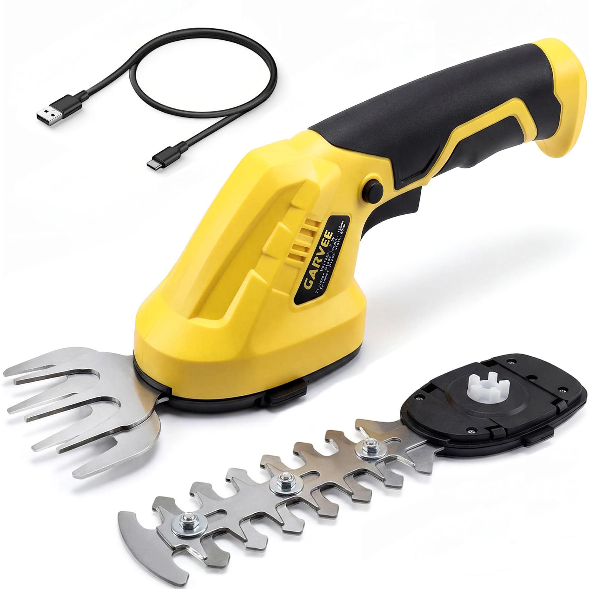 Hedge Trimmer Cordless - Tagliasiepi e Tosatore per Erba 2-in-1