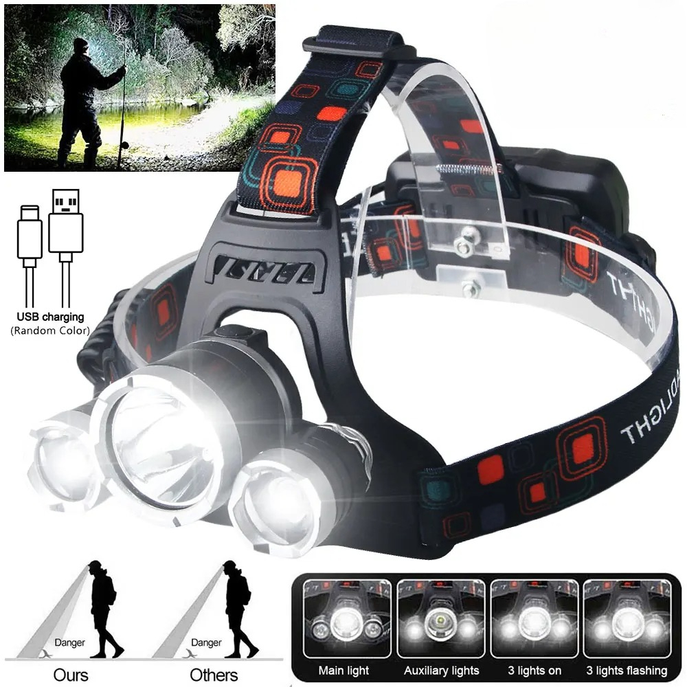 Outdoor Power Supply - Torcia frontale a LED ad alta