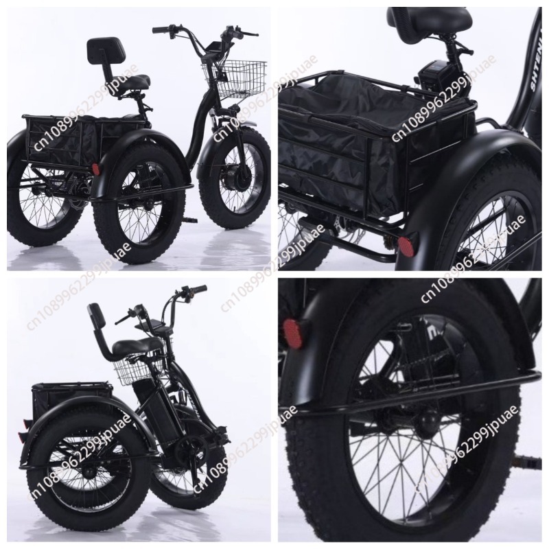 Outdoor Power And Pedal - Triciclo Elettrico con Pneumatici Fat da