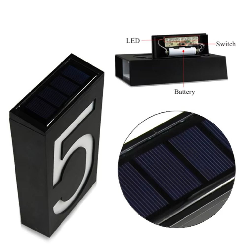 Numero Civico Solare a LED Fac - Outdoor Power Number recensione e prezzo