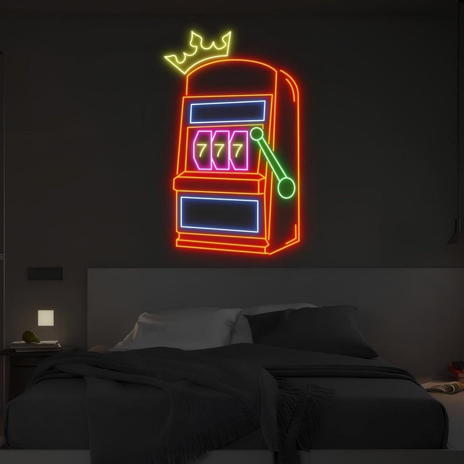 Insegna al Neon a Tema Slot Ma - Outdoor Power Garage recensione e prezzo