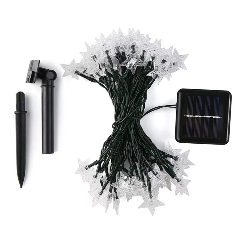 Luci a stringa a forma di stel - Outdoor Power For Xmas Lights recensione e prezzo