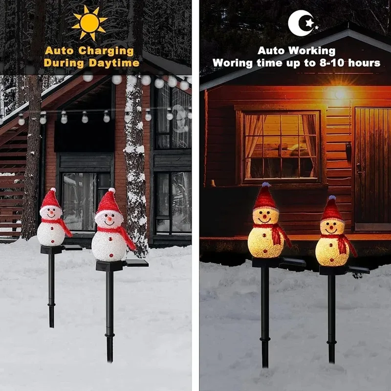 2 LED Pupazzo di neve Luce sol - Outdoor Power For Xmas Lights recensione e prezzo
