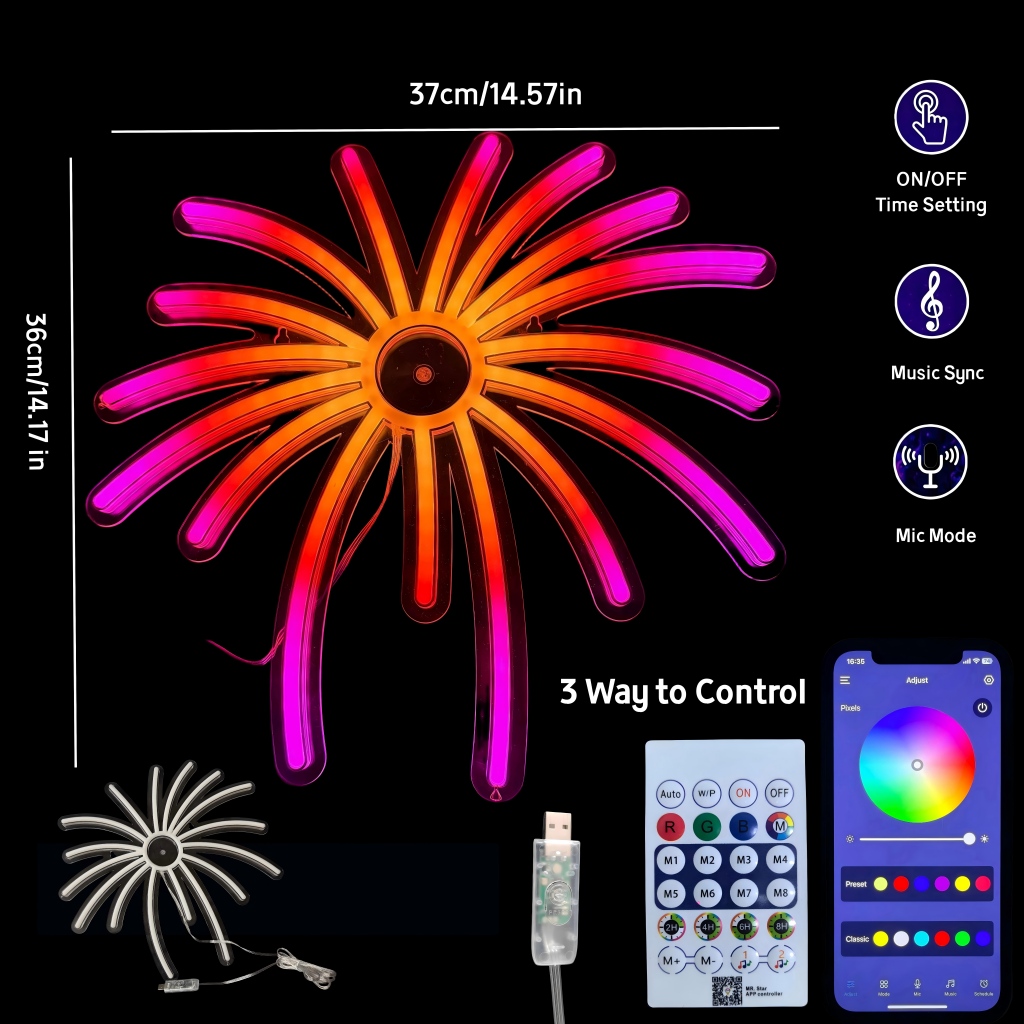 Insegna al Neon RGB a Forma di - Outdoor Power For Xmas Lights recensione e prezzo