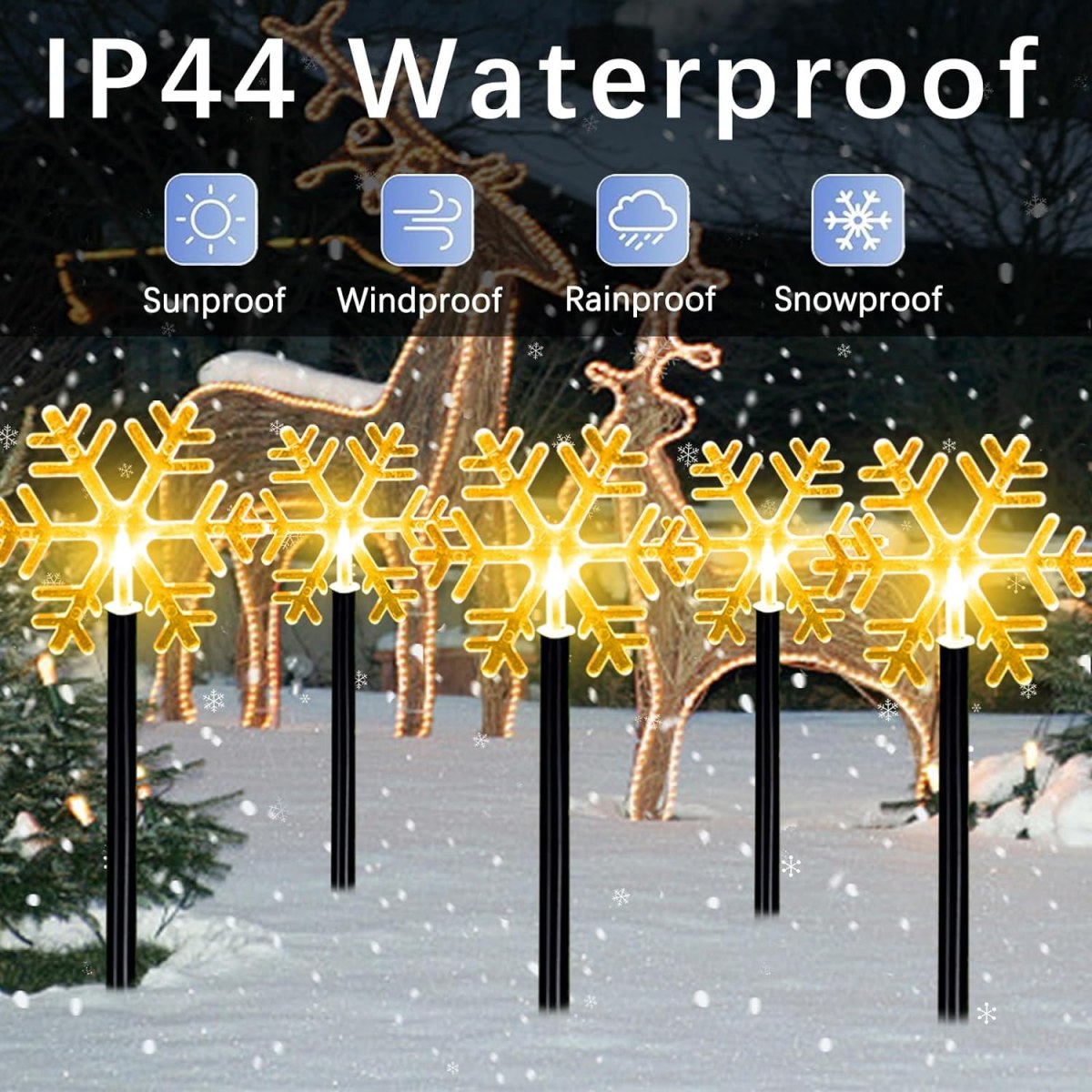 5 pezzi luci del percorso di N - Outdoor Power For Xmas Lights recensione e prezzo