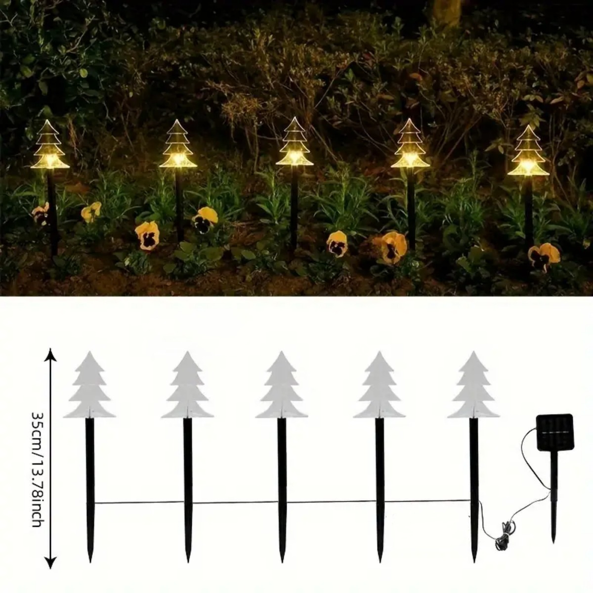 5 pezzi luci del percorso di N - Outdoor Power For Xmas Lights recensione e prezzo