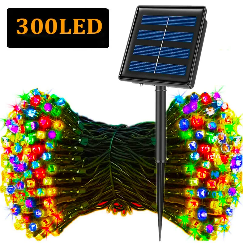 Luci a stringa solari a LED 5M - Outdoor Power For Xmas Lights recensione e prezzo