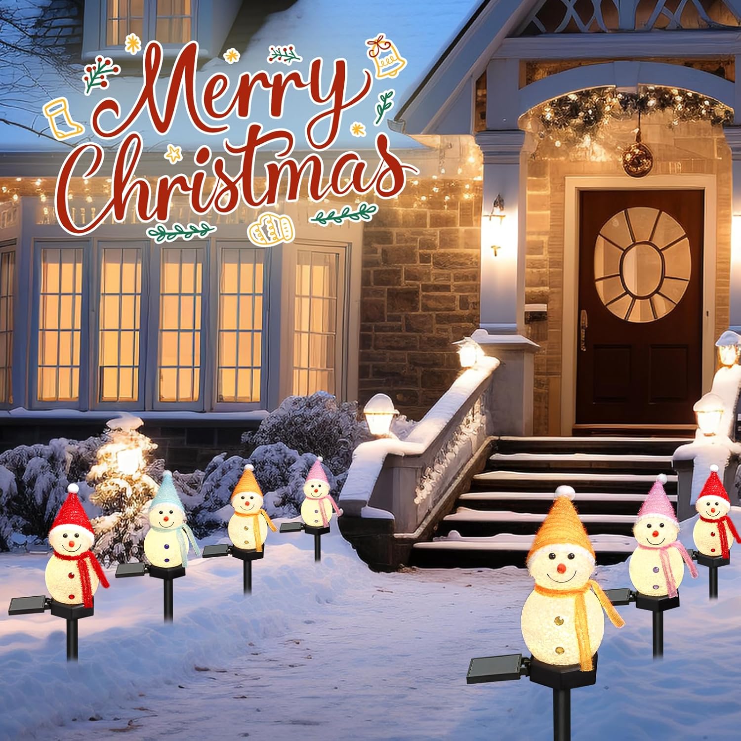 Pupazzo di neve a LED Luce sol - Outdoor Power For Xmas Lights recensione e prezzo