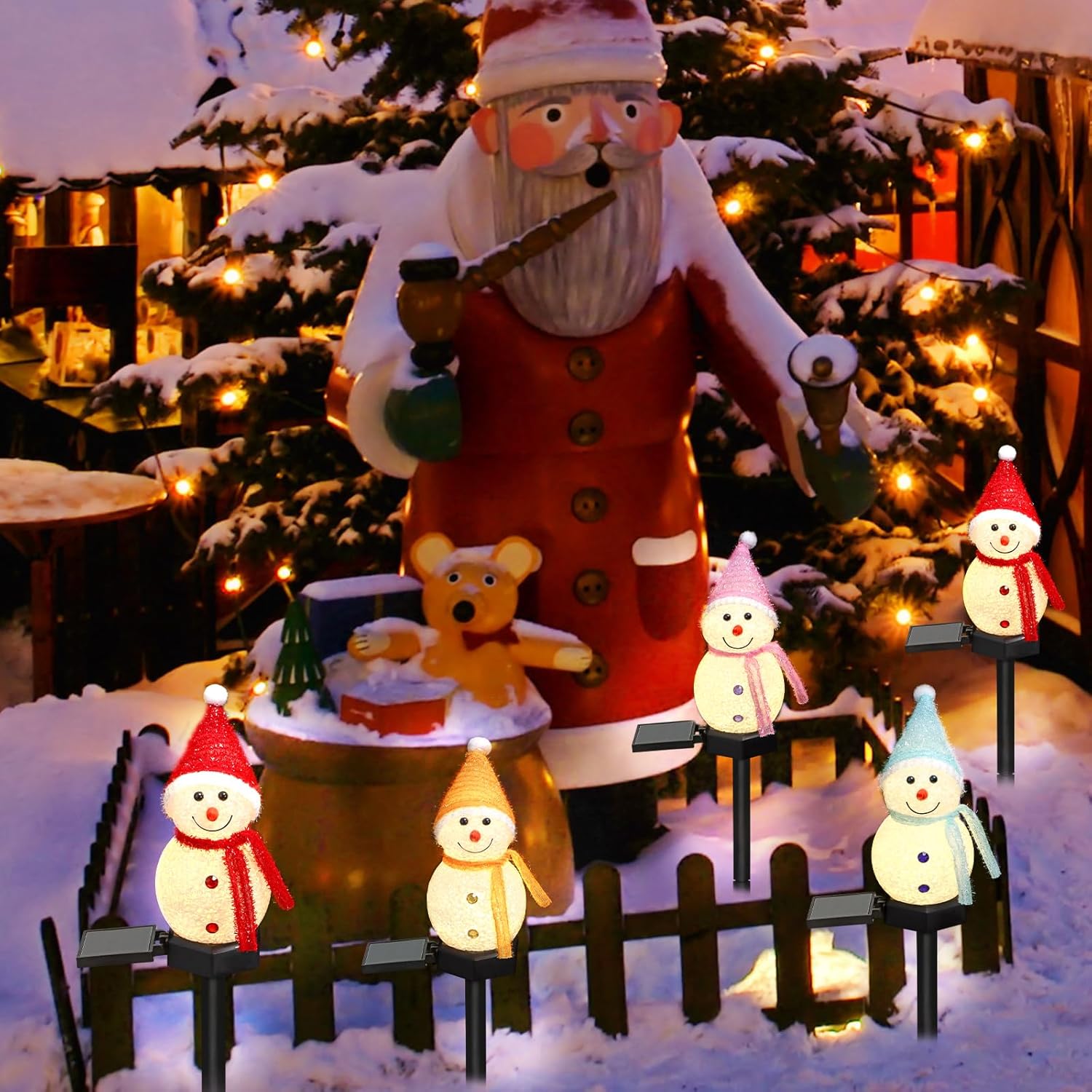 Pupazzo di neve a LED Luce sol - Outdoor Power For Xmas Lights recensione e prezzo