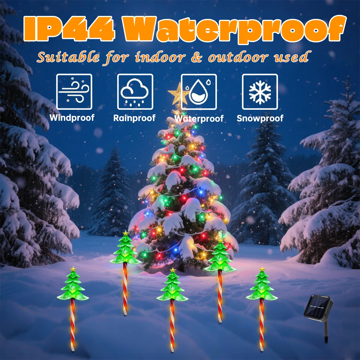 Pop 5 pz/set LED Albero di Nat - Outdoor Power For Xmas Lights recensione e prezzo