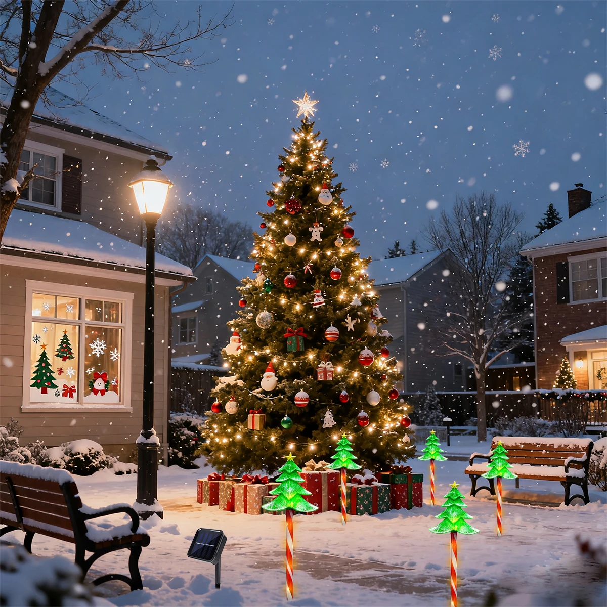 Pop 5 pz/set LED Albero di Nat - Outdoor Power For Xmas Lights recensione e prezzo