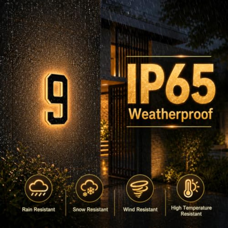 Luce LED per Numero Civico a E - Outdoor Power Number recensione e prezzo