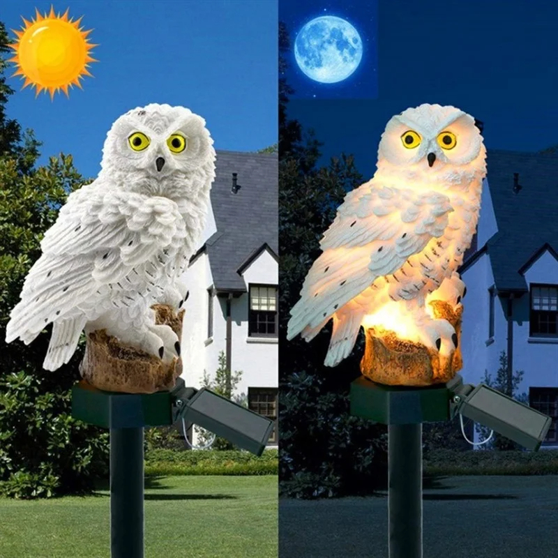 Statua di Gufo Solare con Luce - Outdoor Power Supply recensione e prezzo