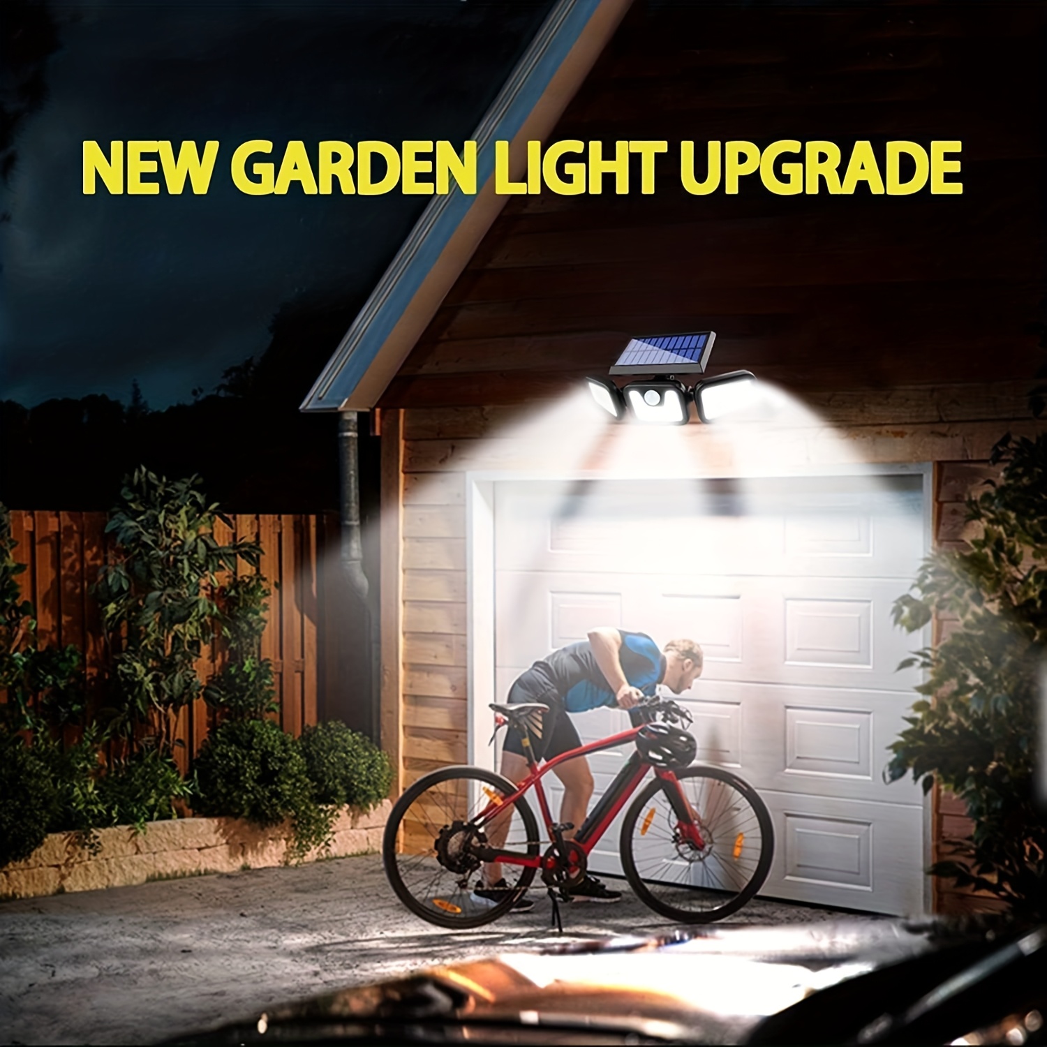 Lampada Solare a 74 LED con Se - Outdoor Power Garage recensione e prezzo