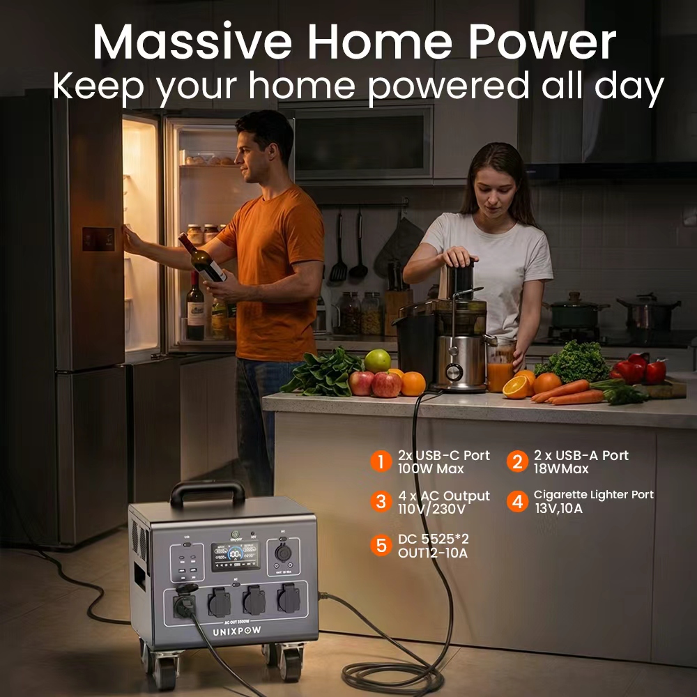 Generatore Portatile da 3000W, - Outdoor Uninterruptible Power Supply recensione e prezzo