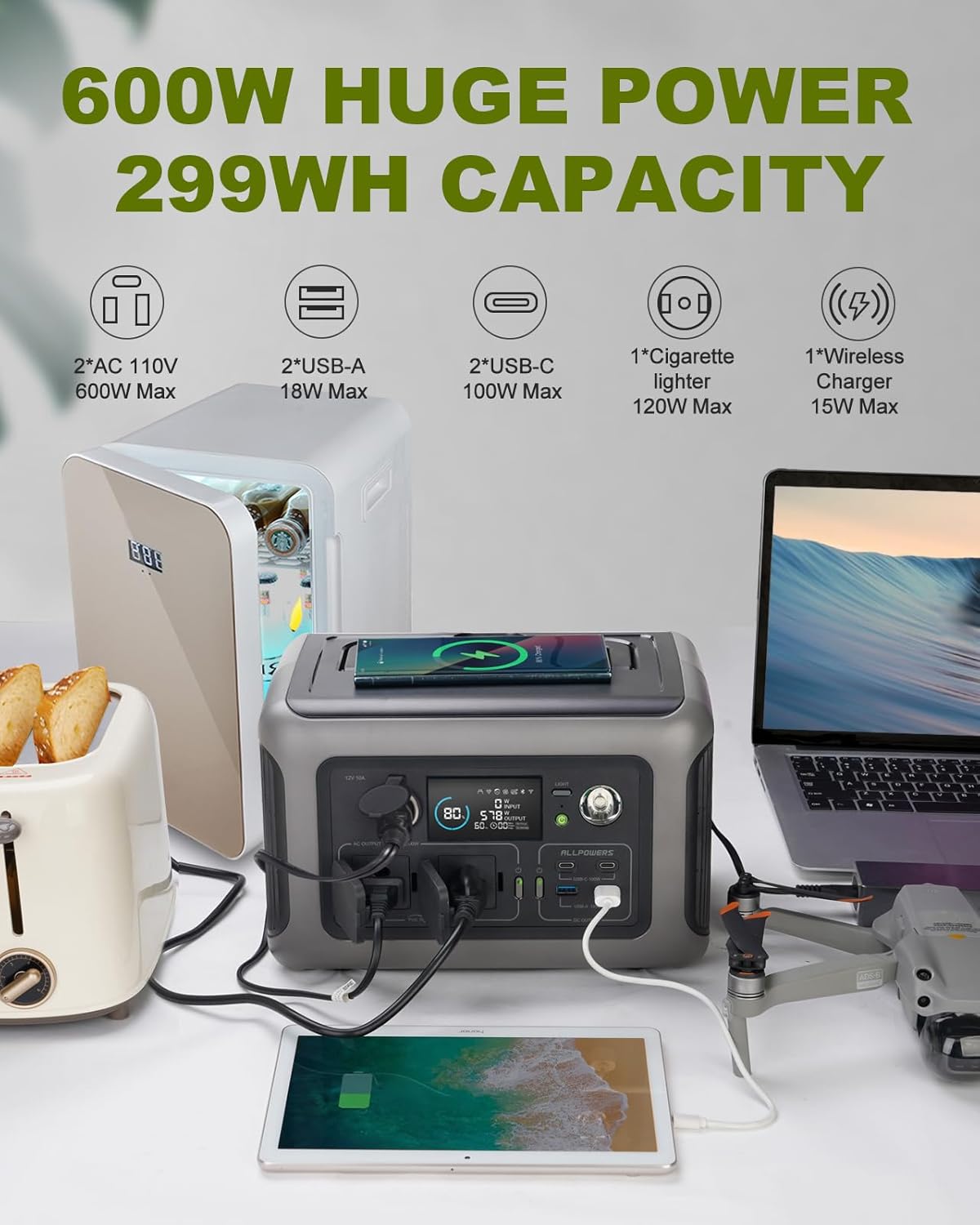 ALLPOWERS Centrale elettrica p - Ac Outdoor Power recensione e prezzo