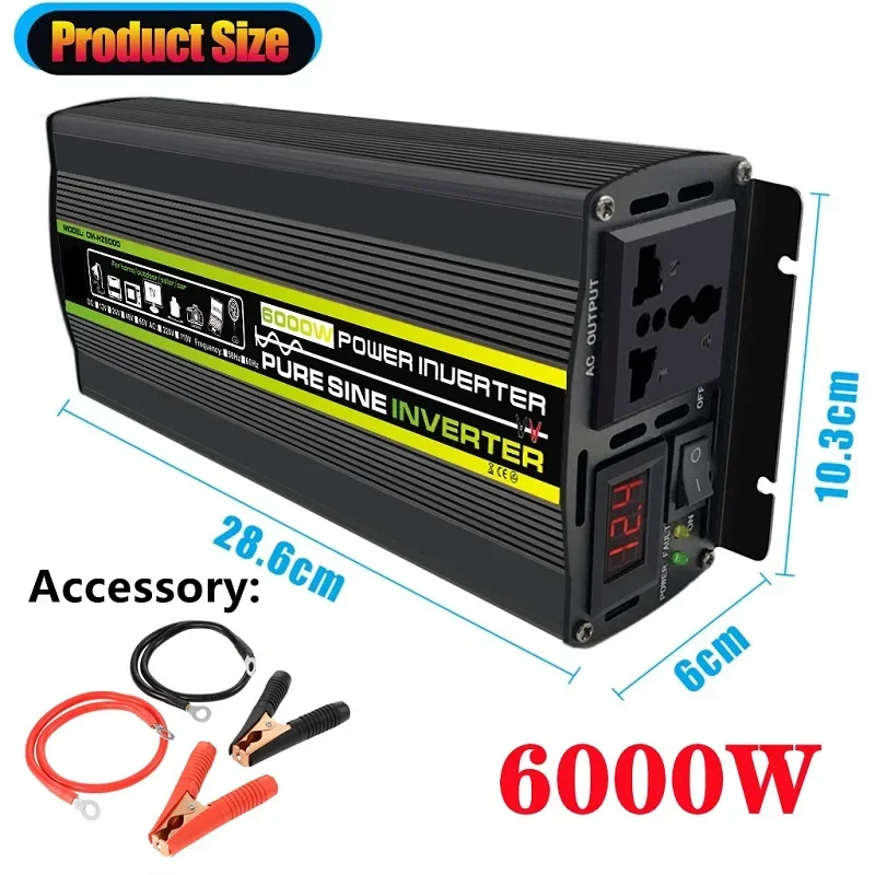 6000W DC12/24V a AC 220V Onda  - Ac Outdoor Power recensione e prezzo