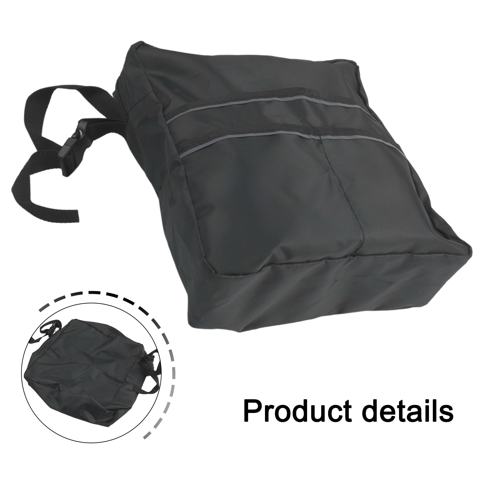 Borsa da schienale nera per sc - Outdoor Power Wheelchair recensione e prezzo