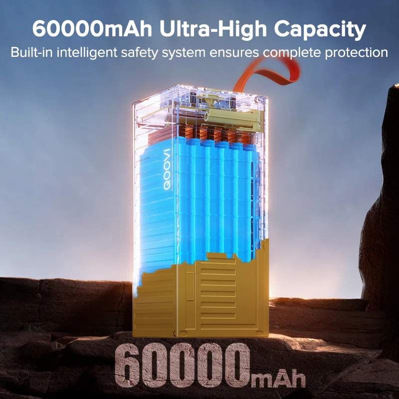 QOOVI 60000mAh Power Bank 22.5 - Outdoor Power Lead recensione e prezzo