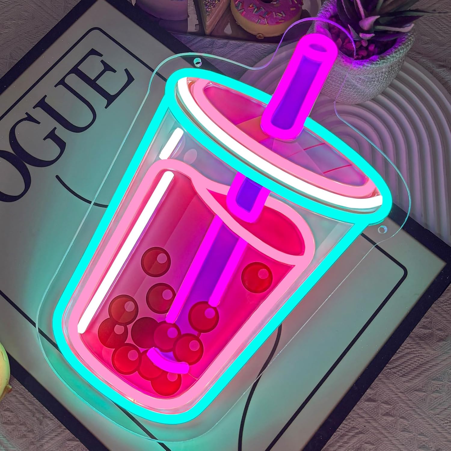 Insegna al Neon Bubble Tea, Lu - Outdoor Kitchen Power recensione e prezzo